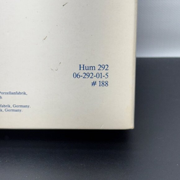 M J Hummel “Friends Forever" Collector Relief Plates 1991 "Meditation"‎ Org. Box - Picture 4 of 15